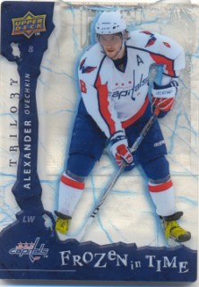 Alexander Ovechkin 08-09 Upper Deck Ice Frozen Fabrics Dual Game Jersey